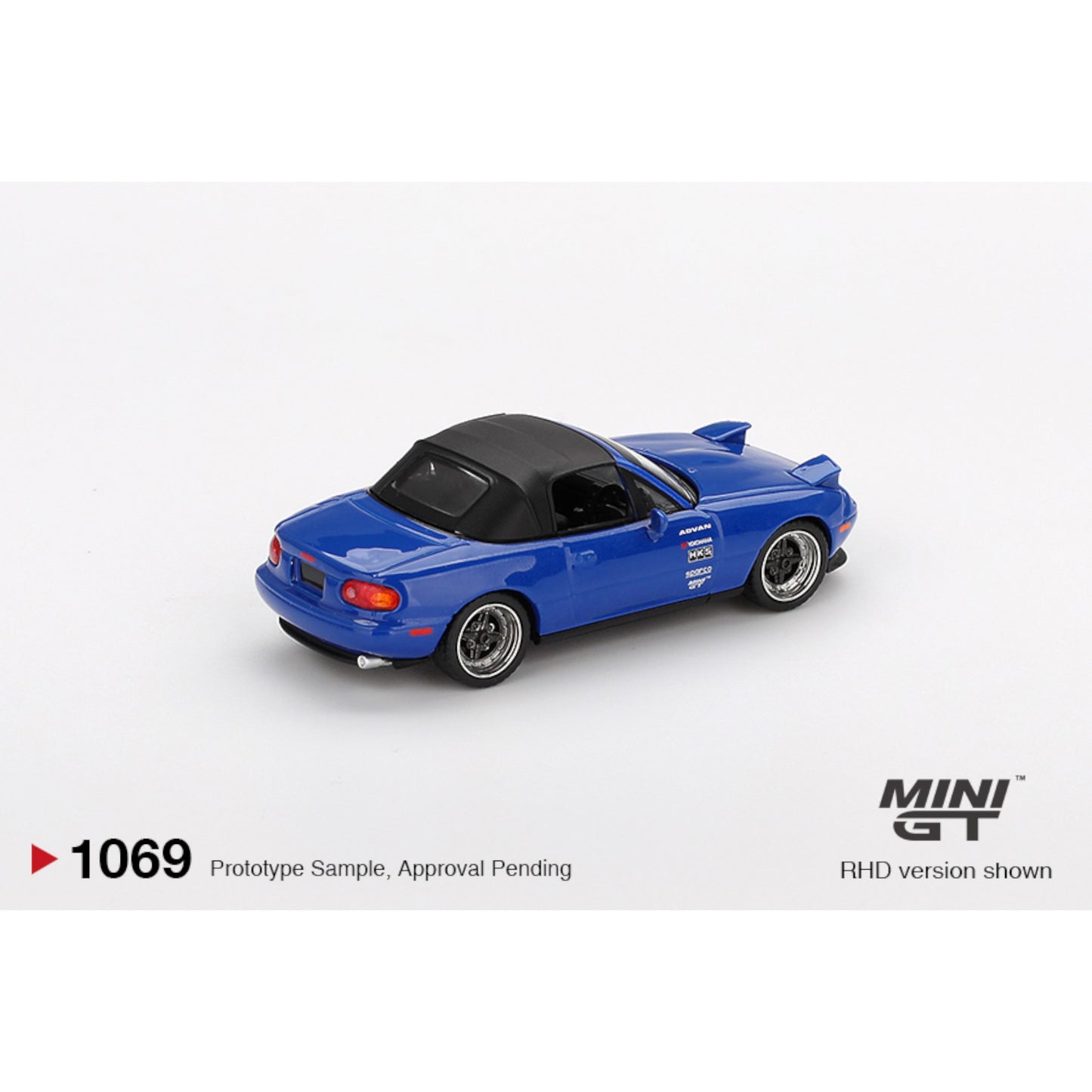 Mini GT - Pre-Order - Mazda Miata MX-5 (NA) Tuned Version Dark Blue - MGT01069 (LHD)