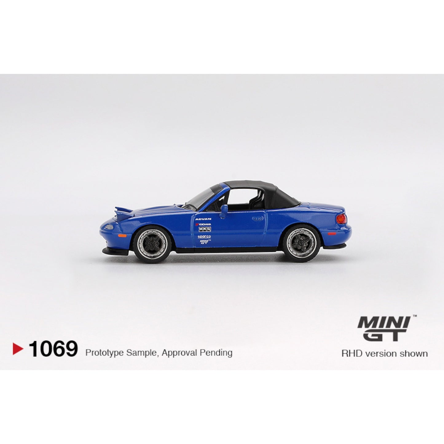 Mini GT - Pre-Order - Mazda Miata MX-5 (NA) Tuned Version Dark Blue - MGT01069 (LHD)