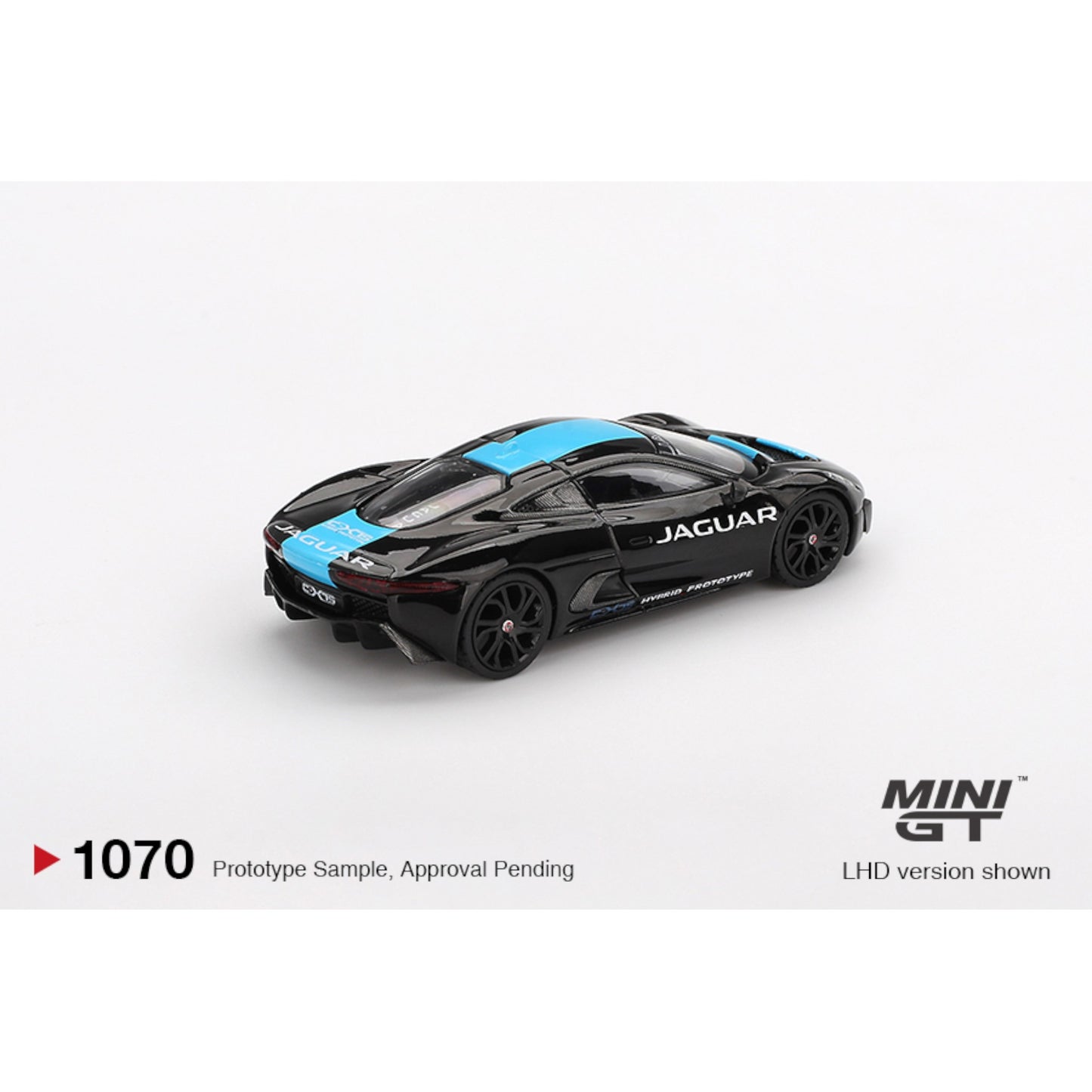 Mini GT - Pre-Order - Jaguar C-X75 Black - MGT01070 (LHD)