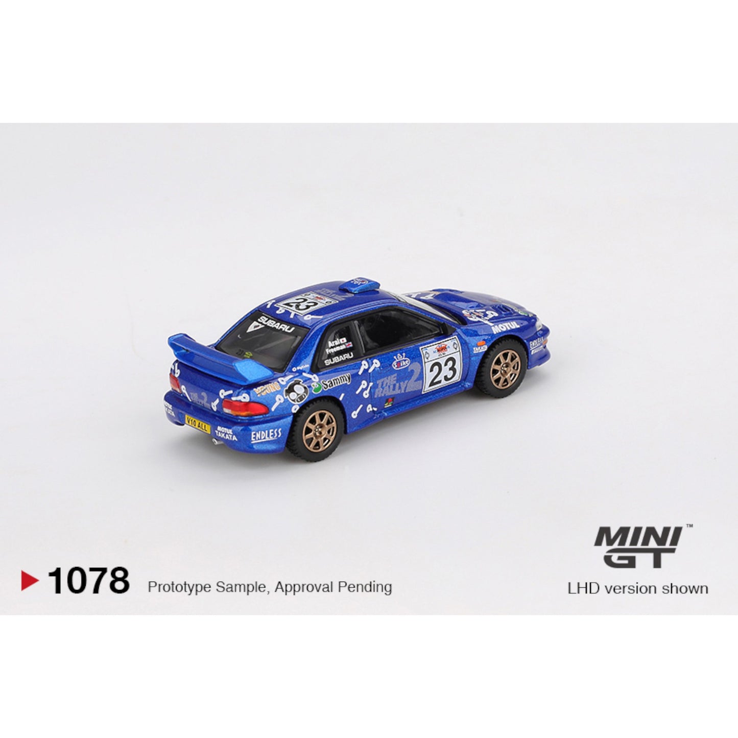 Mini GT - Pre-Order - Subaru Impreza WRC99 #23 2000 Acropolis Rally - MGT01078 (LHD)