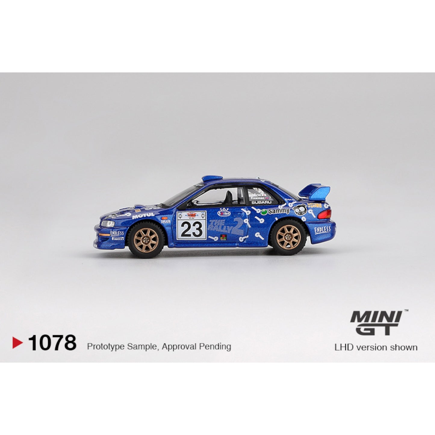 Mini GT - Subaru Impreza WRC99 #23 - 2000 Acropolis Rally - MGT01078 (LHD)