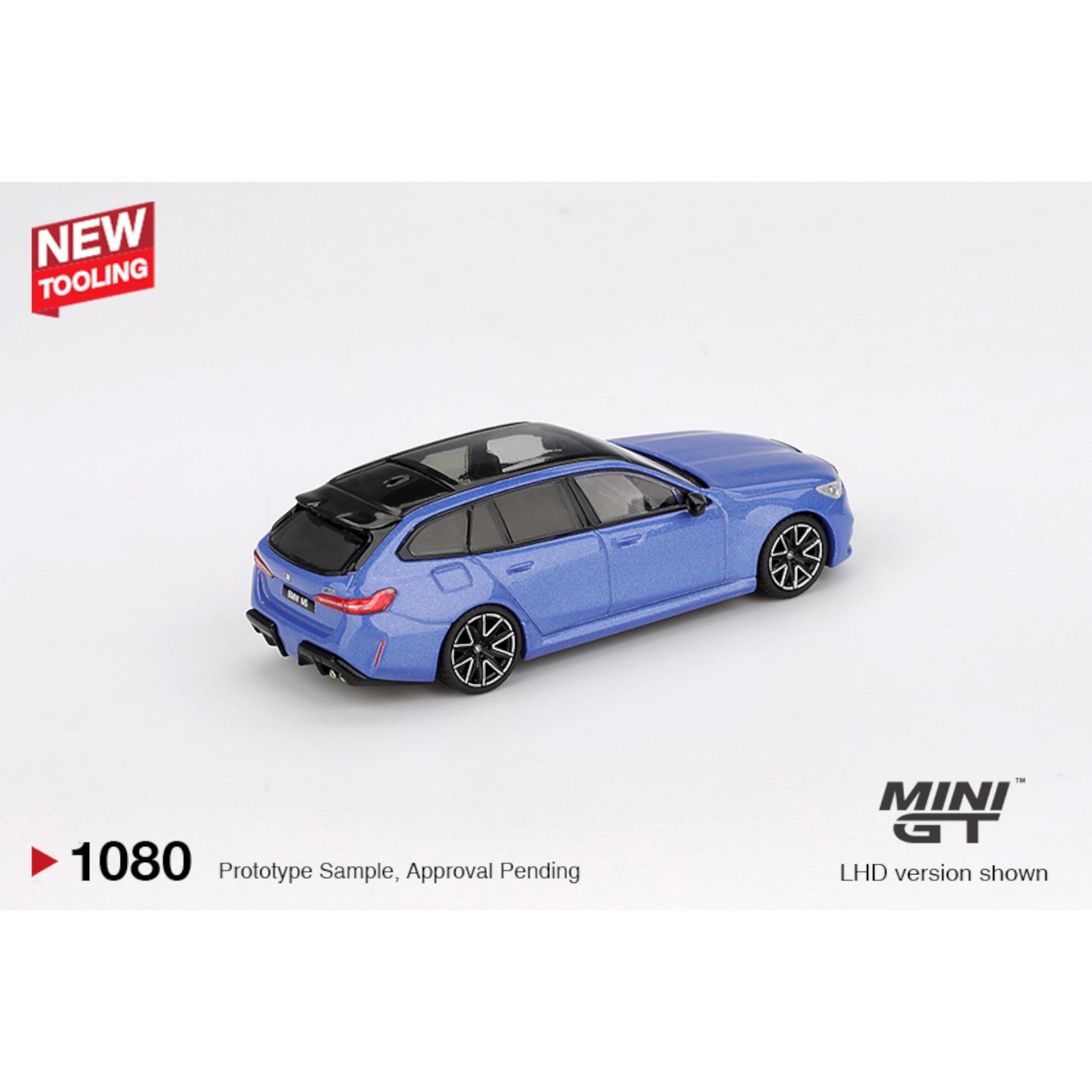 Mini GT - Pre-Order - BMW M5 Touring (G99) Marina Bay Blue Metallic - MGT01080 (LHD)