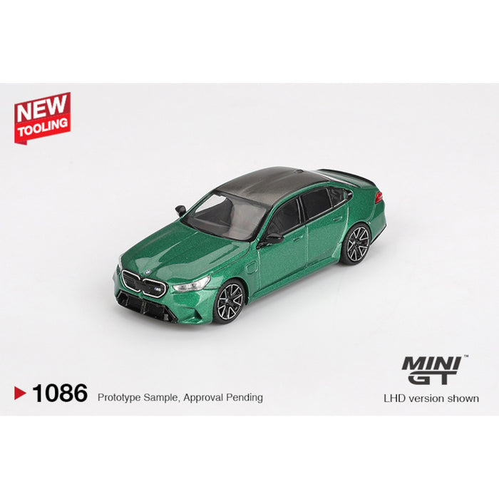 Mini GT - Pre-Order - BMW M5 (G90) Isle of Man Green Metallic - MGT01086 (LHD)