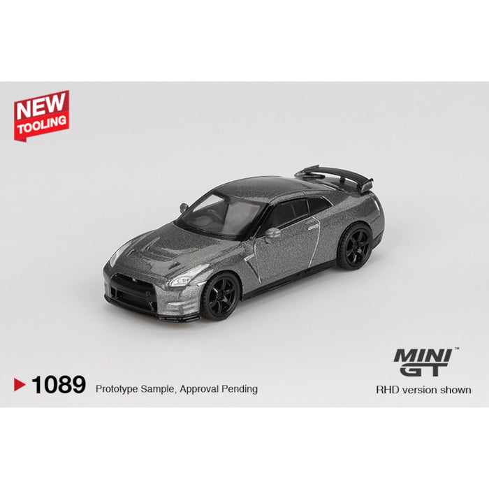 Mini GT - Pre-Order - NISSAN GT-R 2013 Dark Metal Gray (NISMO R35 CRS Version) - MGT01089 (RHD)
