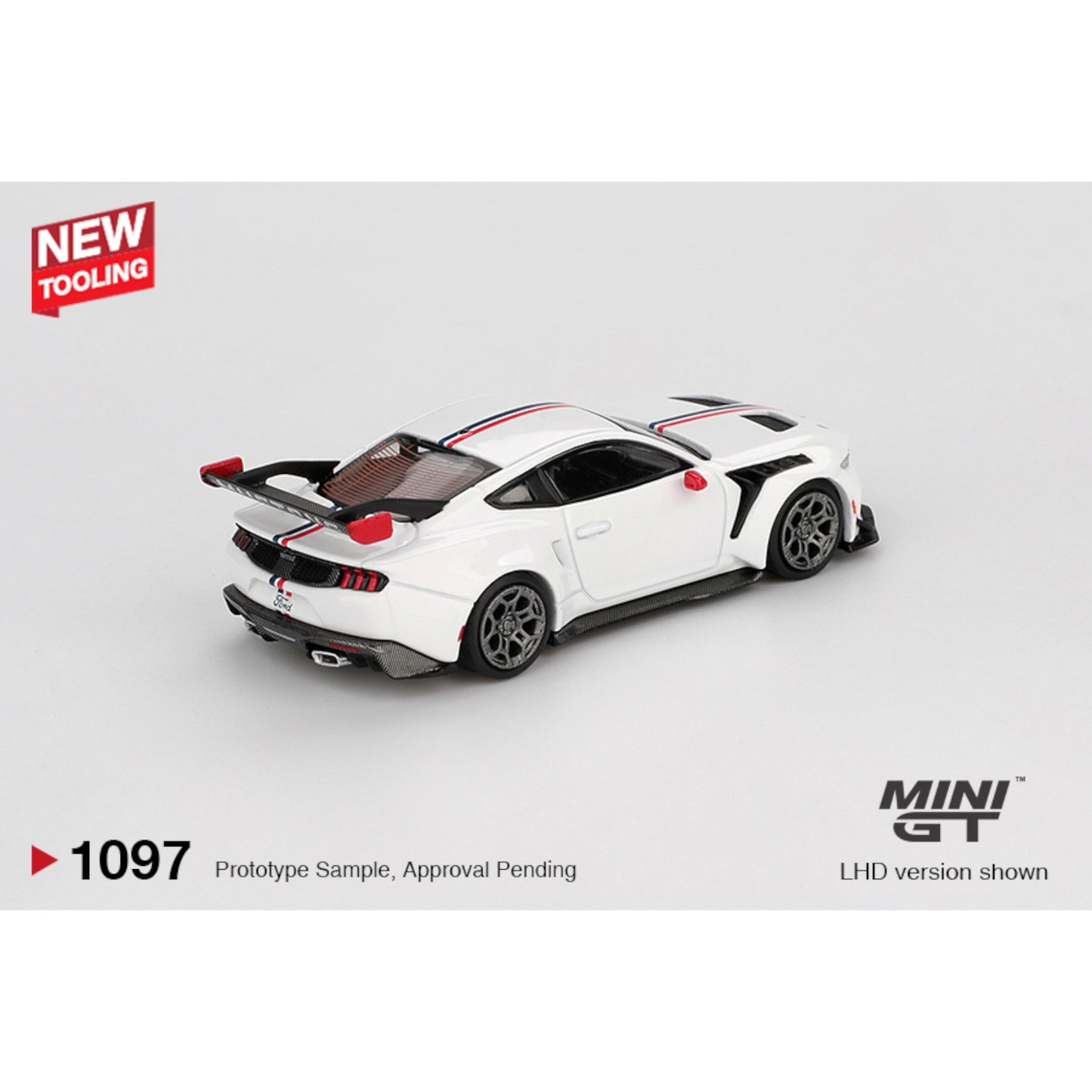 Mini GT - Pre-Order - Ford Mustang GTD Spirit of America - MGT01097 (LHD)