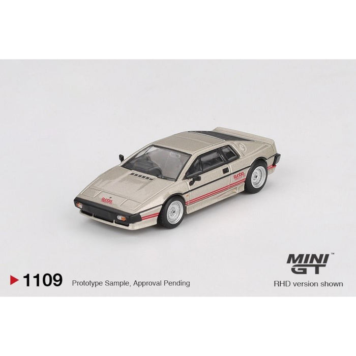 Mini GT - Pre-Order - Lotus Esprit Turbo Metallic Silver - MGT01109 (LHD)
