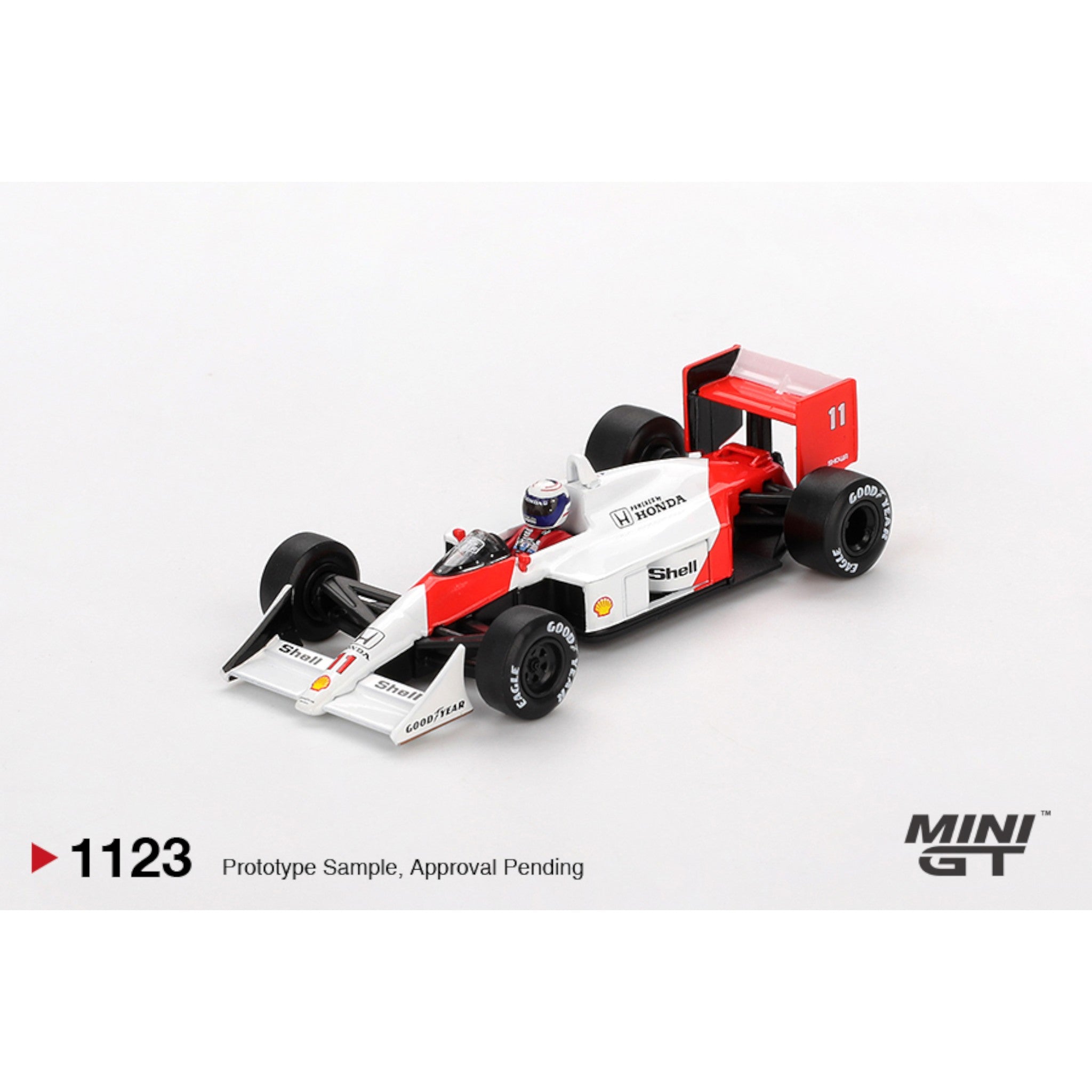 Mini GT - Pre-Order - McLaren MP4/4 #11 Alain Prost 1988 Japanese Grand Prix 2nd Place - MGT01123