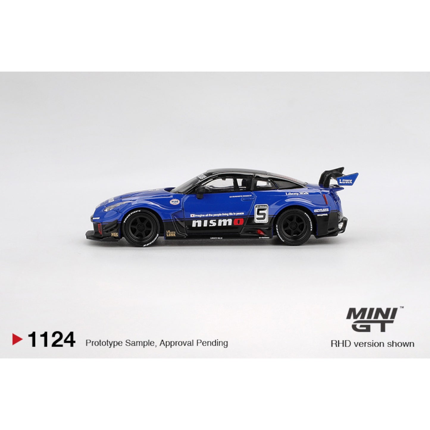 Mini GT - Pre-Order - LB-Silhouette WORKS GT NISSAN 35GT-RR Ver.2 Blue - MGT01124 (LHD)