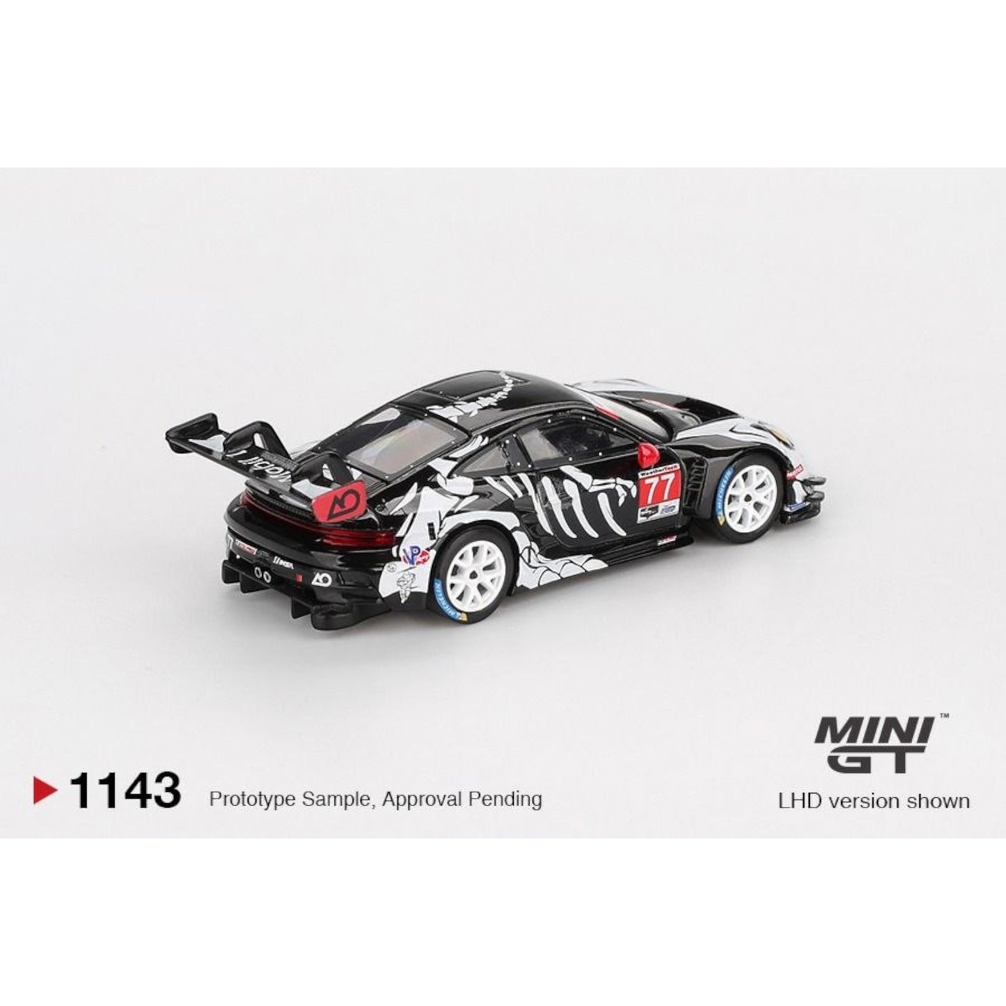 Mini GT - Pre-Order - Porsche 911 GT3 R #77 AO Racing 2025 IMSA Petit Le Mans - MGT01143 (LHD)