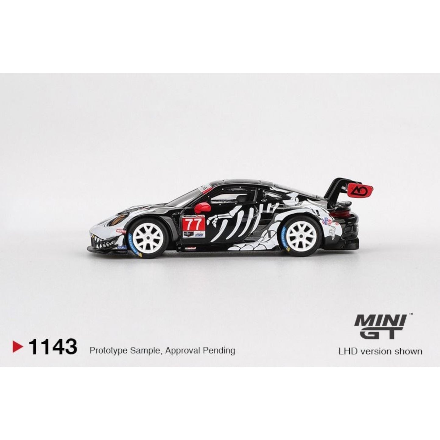 Mini GT - Pre-Order - Porsche 911 GT3 R #77 AO Racing 2025 IMSA Petit Le Mans - MGT01143 (LHD)