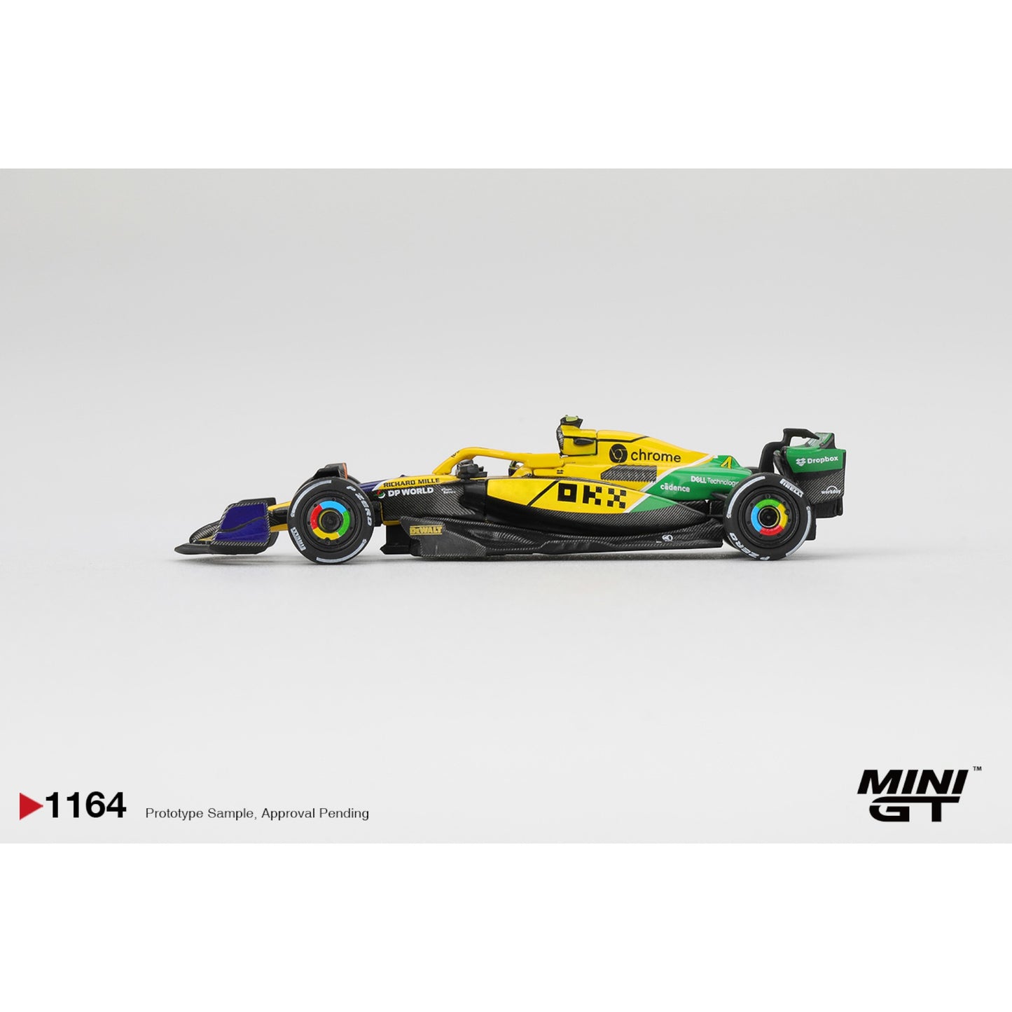 Mini GT - Pre-Order - McLaren MCL38 #4 Lando Norris 2024 F1 2024 Monaco GP - MGT01164 (LHD)