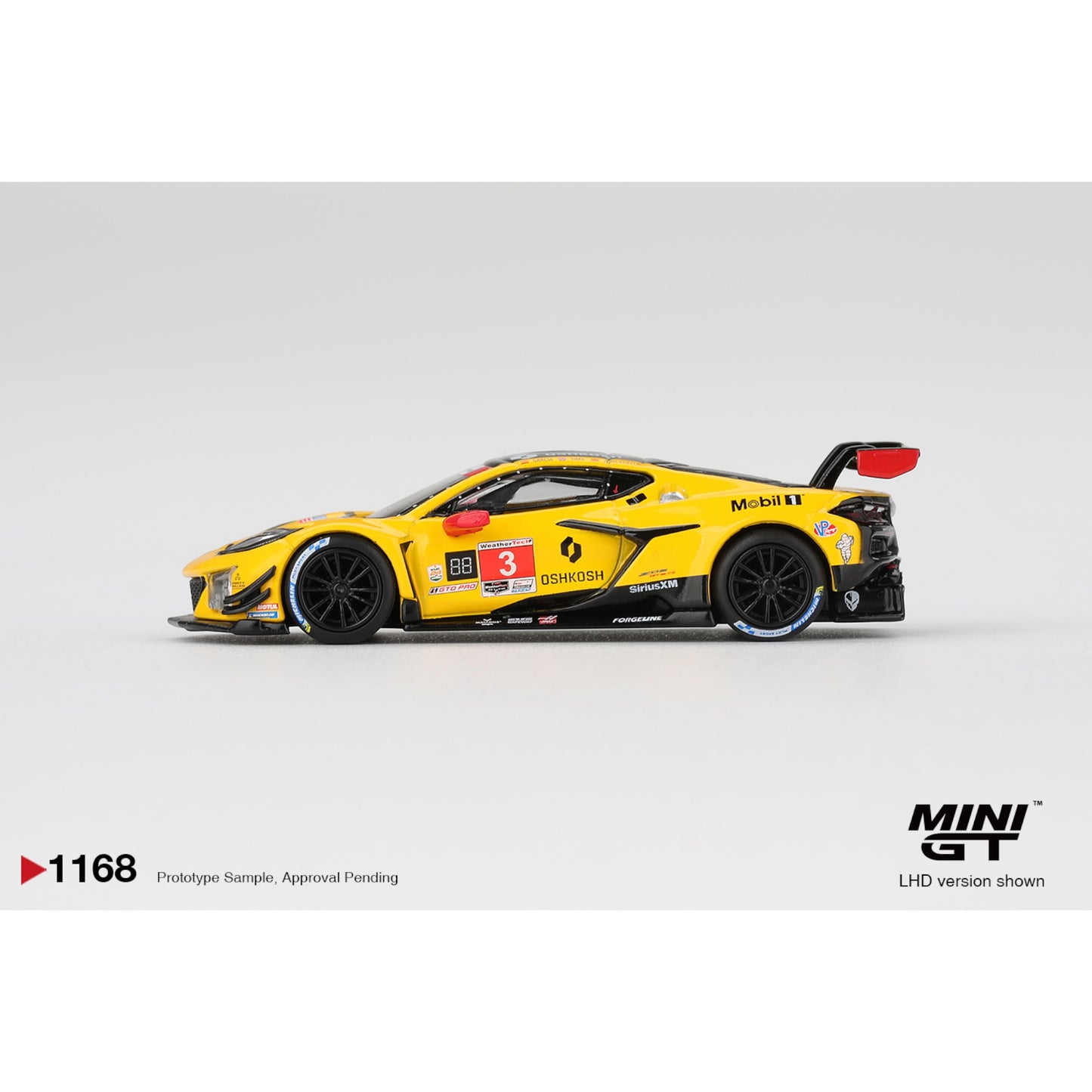 Mini GT - Pre-Order - Chevrolet Corvette Z06 GT3. R #3 Corvette Racing by Pratt Miller Motorsports 2025 IMSA Daytona 24 Hrs - MGT01168 (LHD)