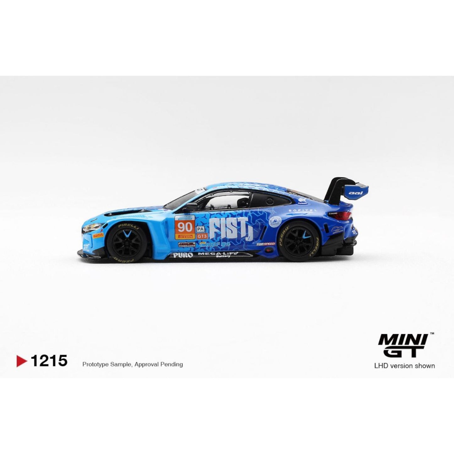Mini GT - Pre-Order - BMW M4 GT3 EVO #90 FIST Team AAI 2025 China GT LHD/ China Packaging - MGT01215-CH
