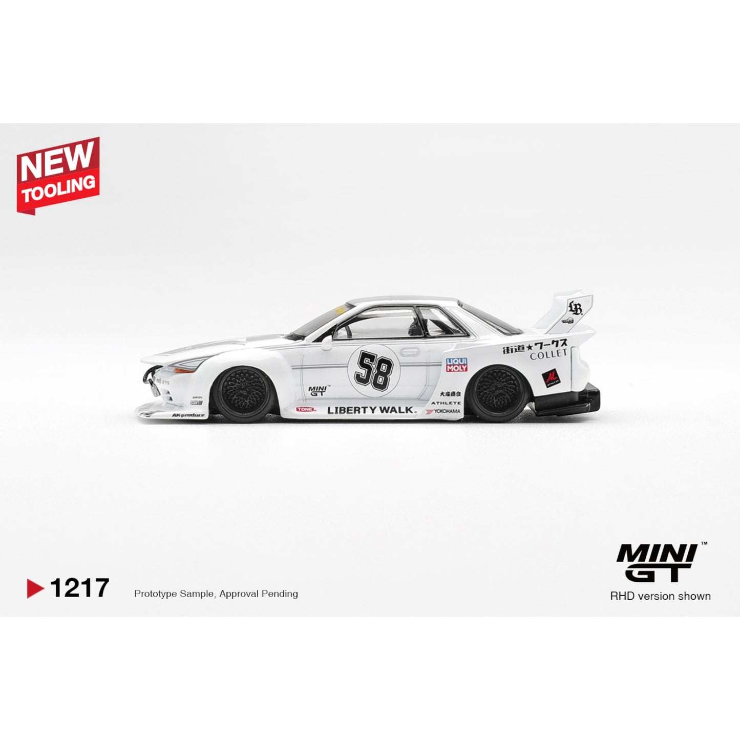 Mini GT - Pre-Order - Nissan GT-R32 LB-Kaido Works TAS 2025 - MGT01217 (RHD)