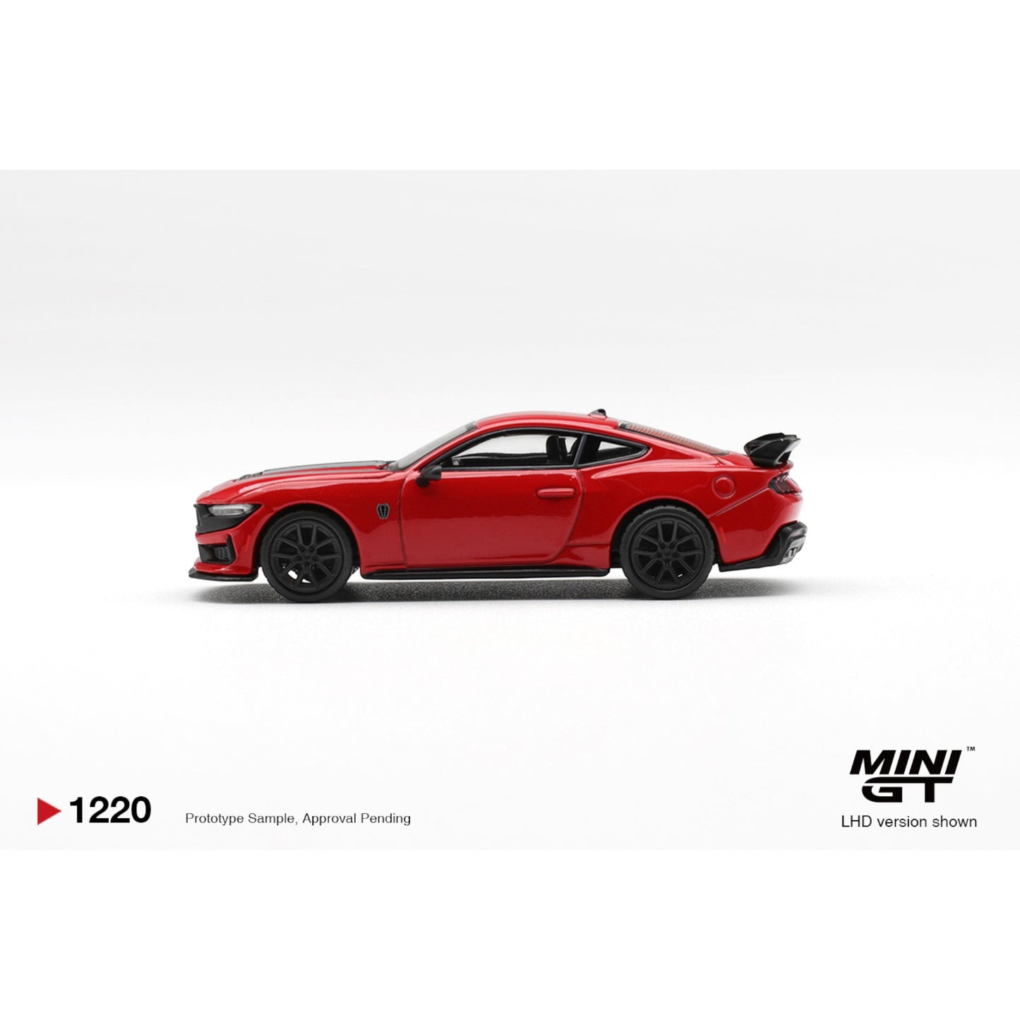 Mini GT - Pre-Order - Ford Mustang Dark Horse Race Red - MGT01220 (LHD)