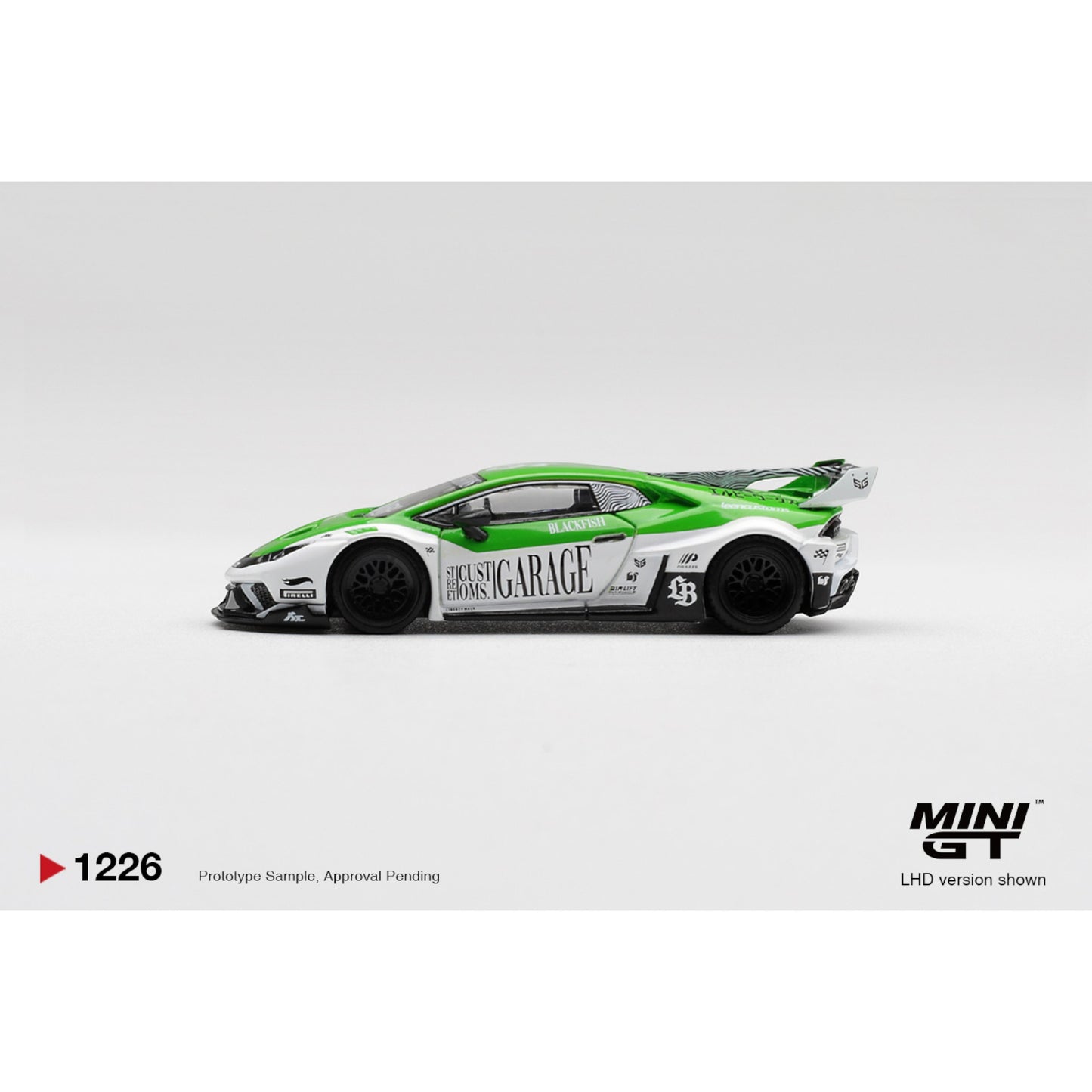 Mini GT - Pre-Order - LB★WORKS Lamborghini Huracán GT STREET CUSTOMS - MGT01226 (LHD)