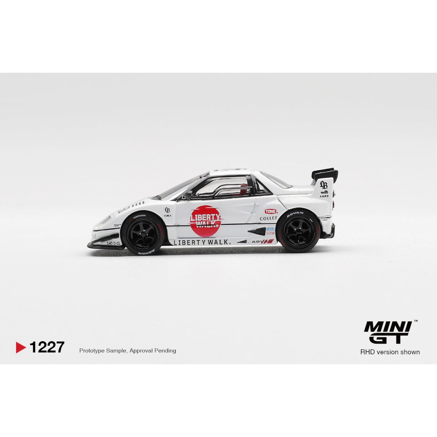 Mini GT - Pre-Order - Mazda AZ-1 Liberty Walk LB40 LB-Hinomaru - MGT01227 (RHD)