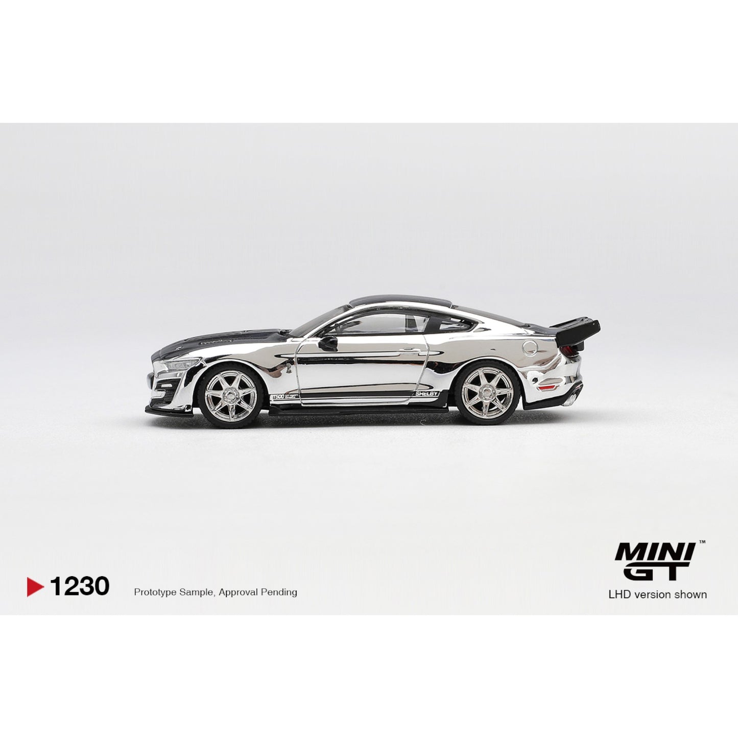 Mini GT - Pre-Order - Shelby GT500 Dragon Snake Concept Chrome Silver - MGT01230 (LHD)