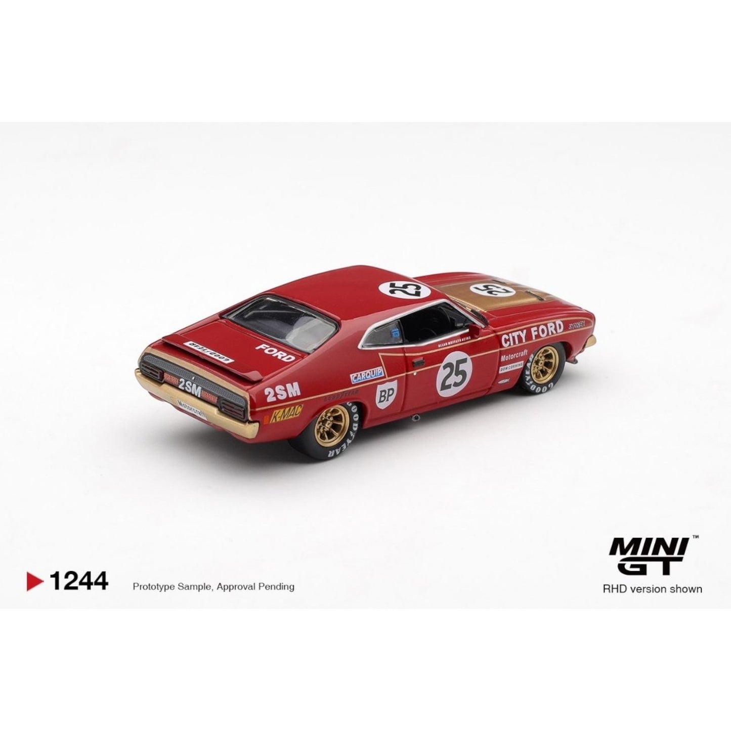 Mini GT - Pre-Order - Ford XB Falcon GT #25 1975 Bathurst 1000 Australia Exclusive - MGT01244 (RHD)