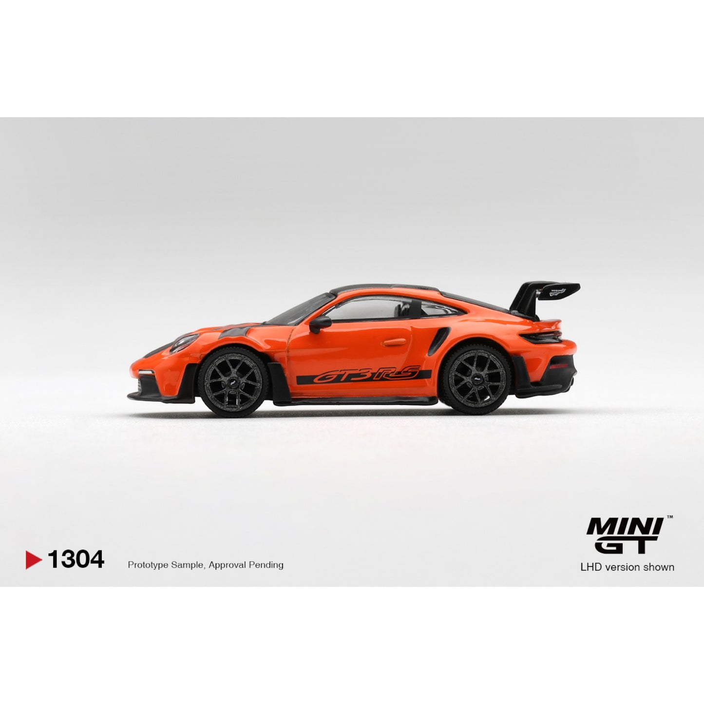 Mini GT - Pre-Order - Porsche 911 (992) GT3 RS Weissach Package Gulf Orange - MGT01304 (LHD)