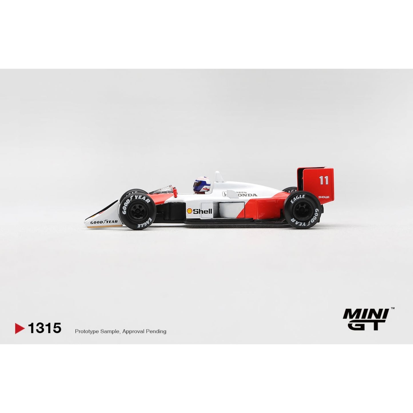 Mini GT - Pre-Order - McLaren MP4/4 #11 Alain Prost 1988 Canadian Grand Prix 2nd Place - MGT01315 (LHD)