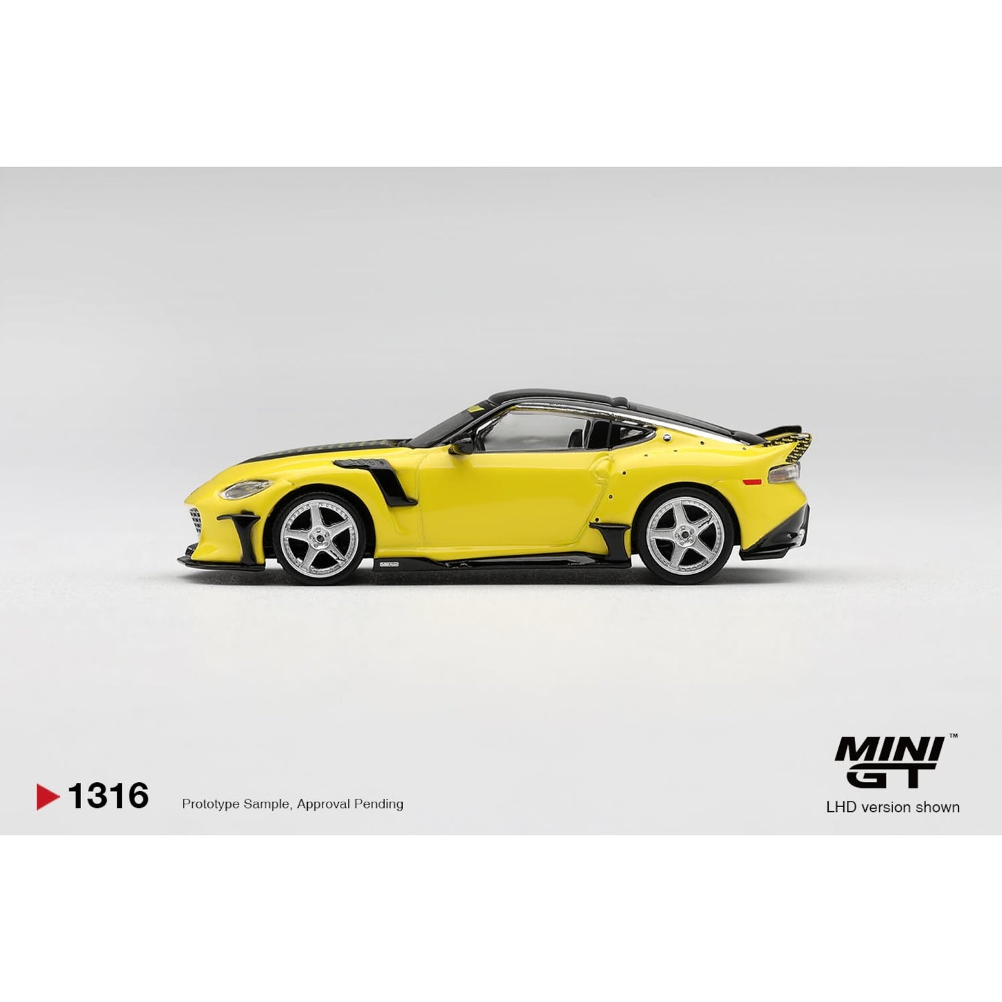 Mini GT - Pre-Order - Nissan Z VeilSide FFZ400 Ikazuchi Yellow - MGT01316 (LHD)