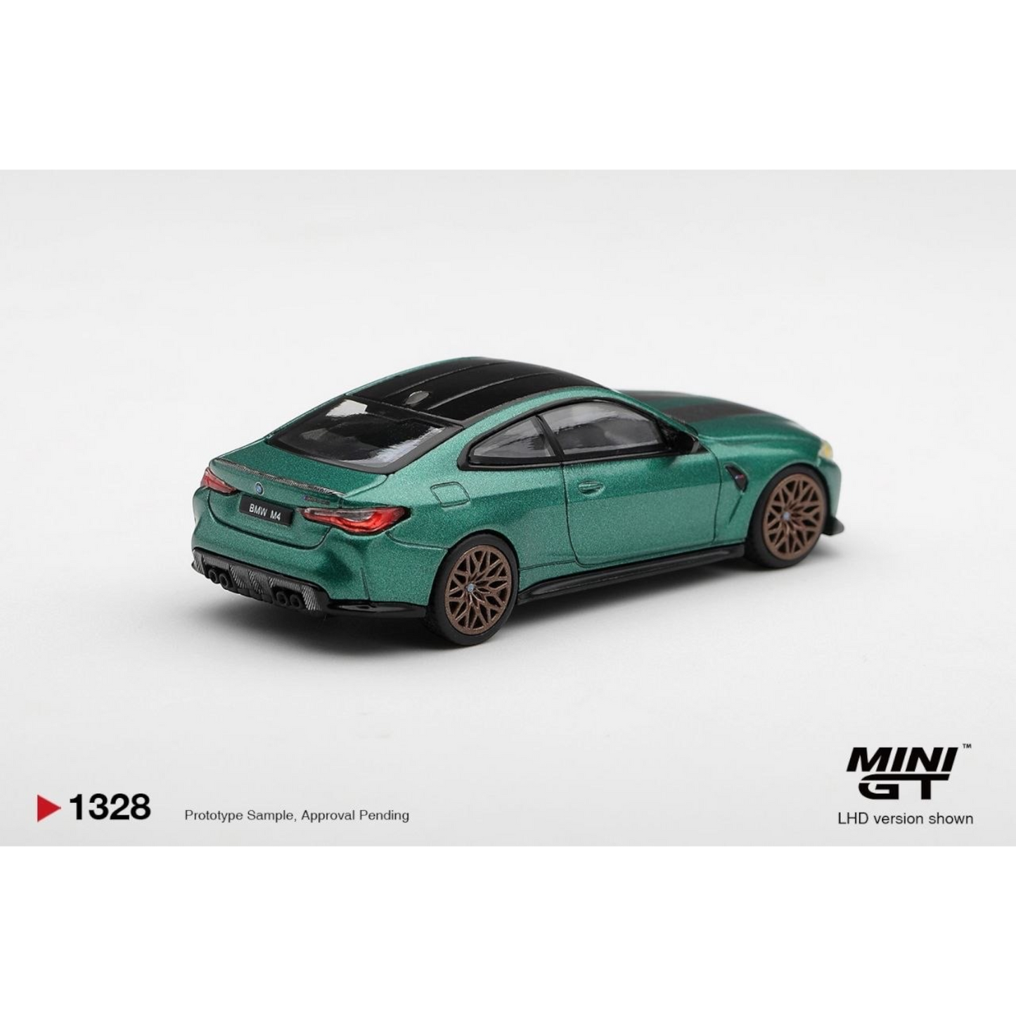 Mini GT - Pre-Order - BMW M4 CS Frozen Isle of Man Green Metallic - MGT01328 (LHD)
