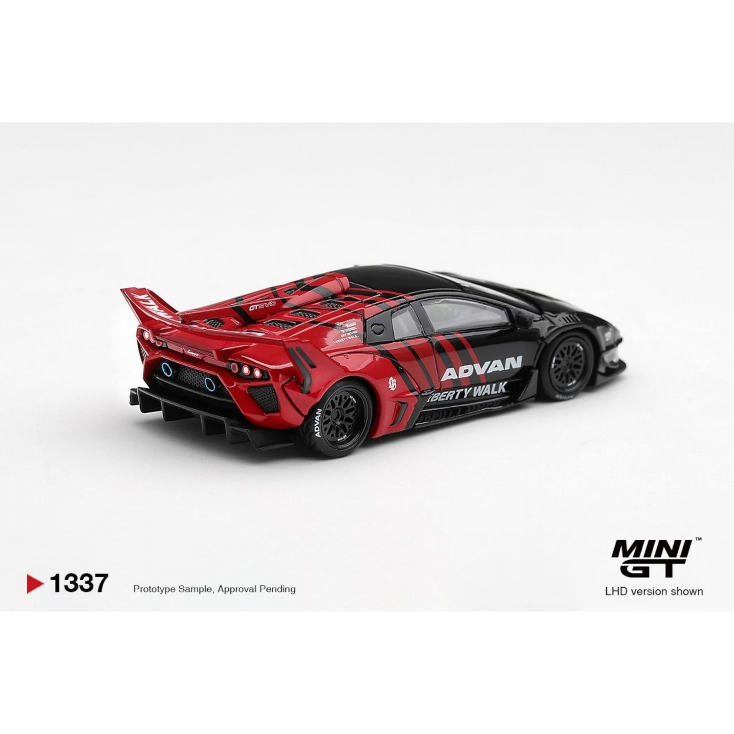Mini GT - Pre-Order - Lamborghini LB-Silhouette WORKS MURCIELAGO GT Evo Advan - MGT01337 (LHD)