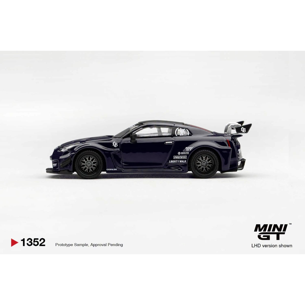 Mini GT - Pre-Order - LB-Silhouette WORKS GT NISSAN 35GT-RR Ver.2 INOZETEK Edition - MGT01352 (LHD)