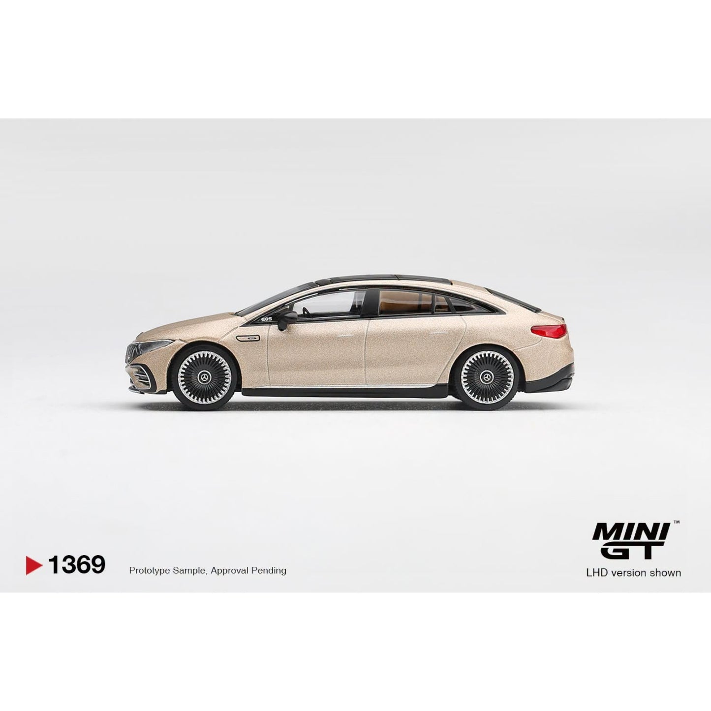 Mini GT - Pre-Order - Mercedes-AMG EQS 53 Gold - MGT01369 (LHD)