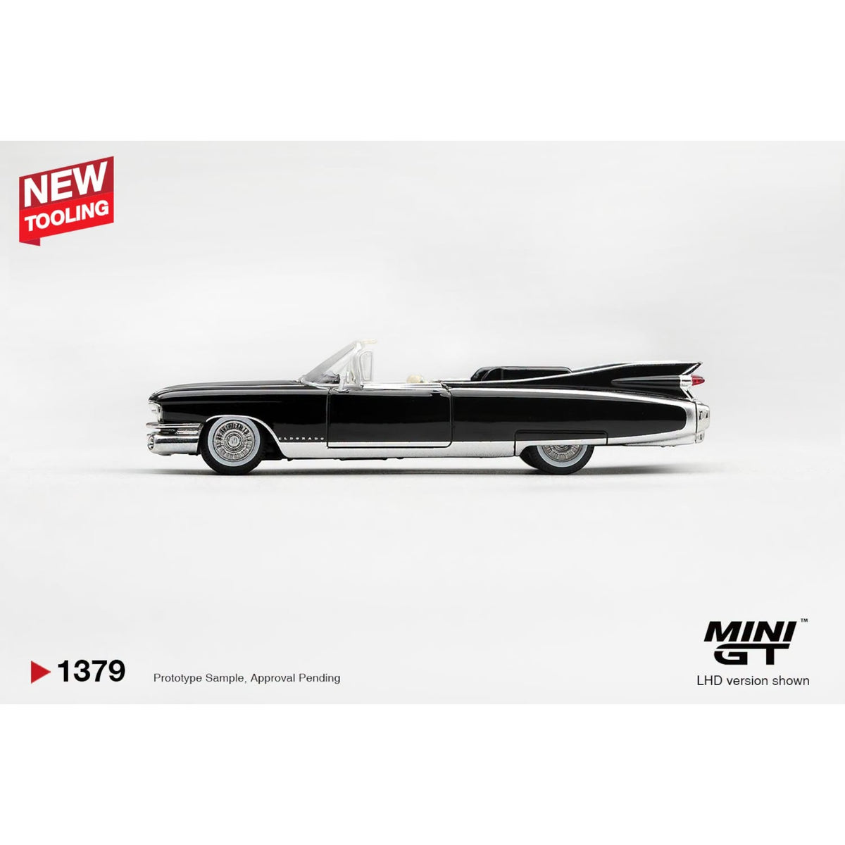 Mini GT - Pre-Order - Cadillac Eldorado Biarritz 1959 Black - MGT01379 (LHD)