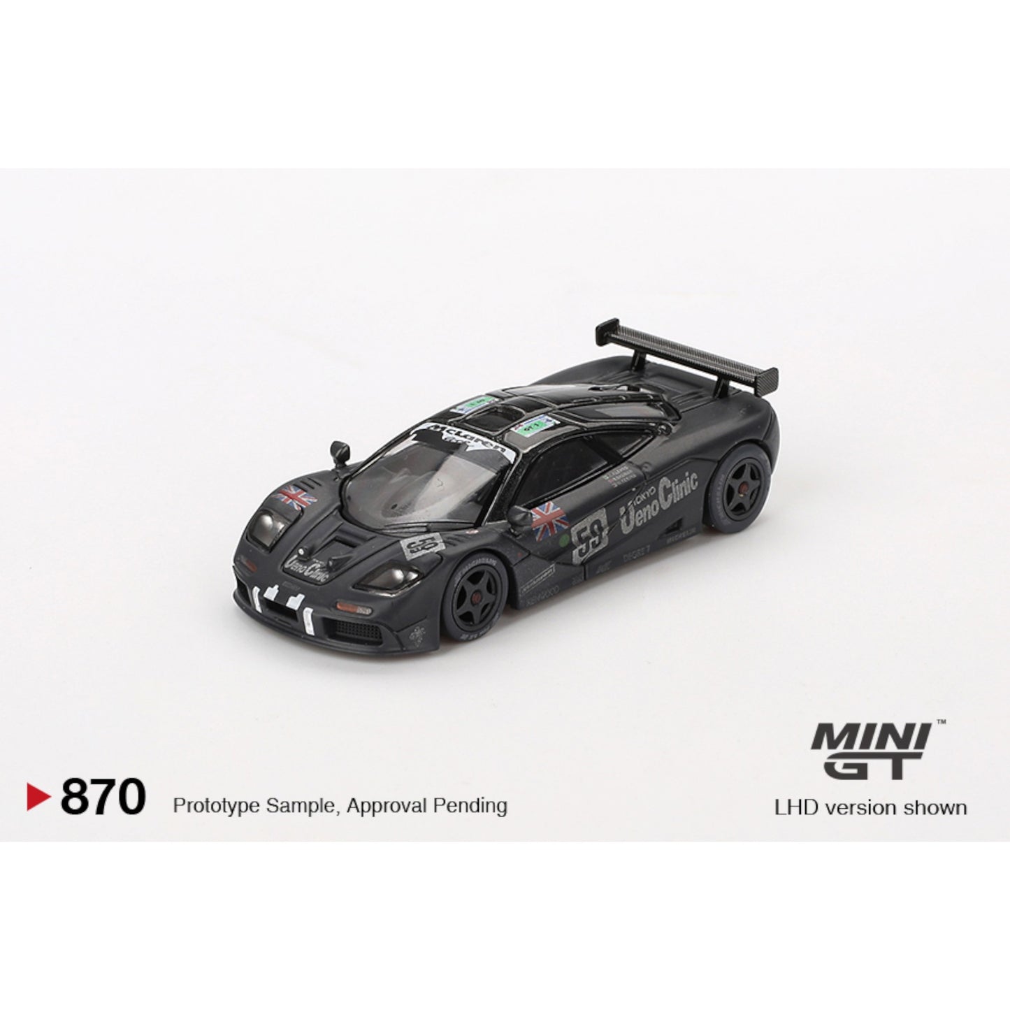 Mini GT - McLaren F1 GTR #59 1995 Le Mans 24Hr Winner Post-Race Weathered - MGT00870 (LHD)