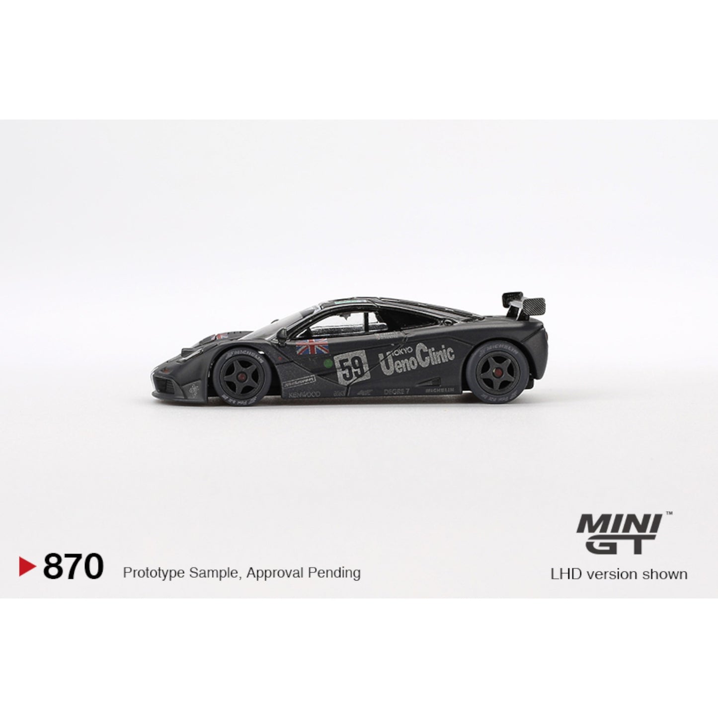 Mini GT - McLaren F1 GTR #59 1995 Le Mans 24Hr Winner Post-Race Weathered - MGT00870 (LHD)