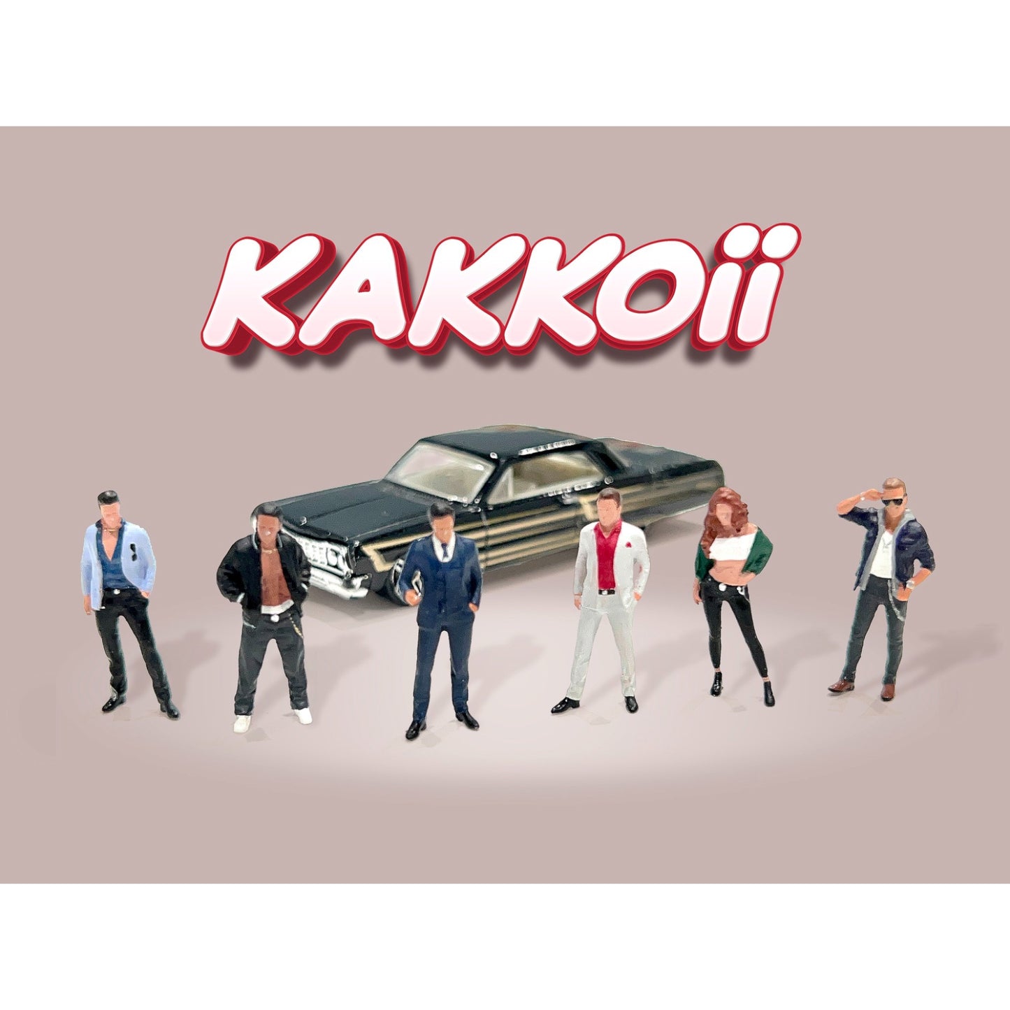 American Diorama x Mini-GT - Pre-Order - Kakkoii Figure Set - AD-2425