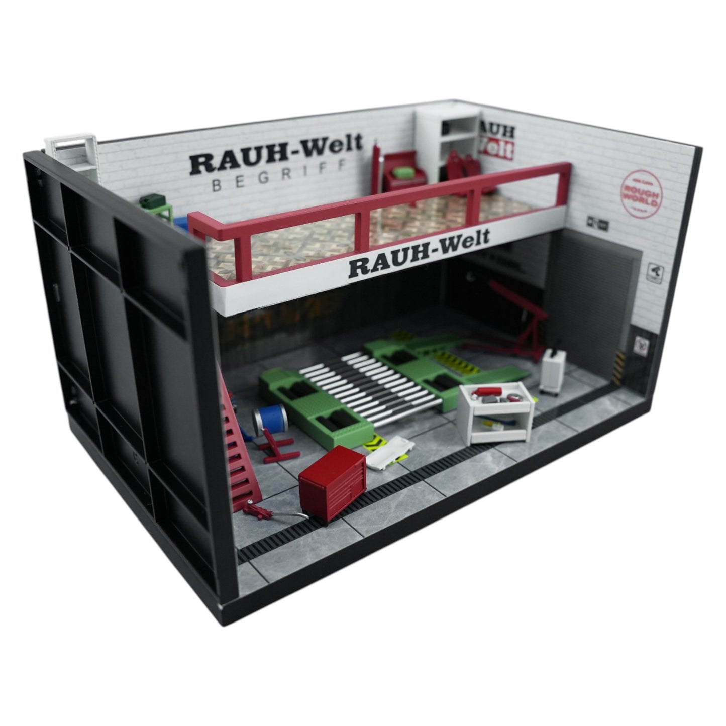 Motorhelix - Pre-Order - RWB Theme Garage, White - Rauh Welt - M90220