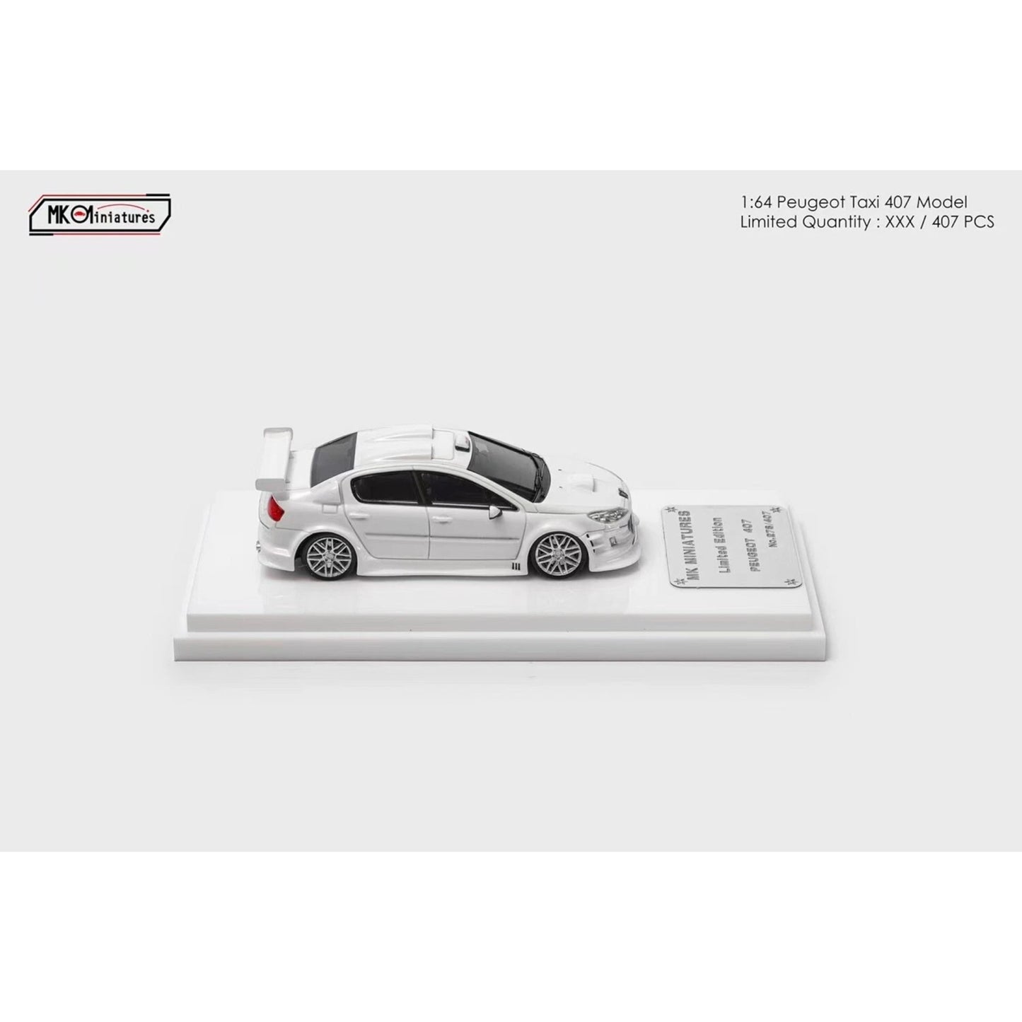 MK Miniatures - Pre-Order - Peugeot 407, Flying Taxi, Resin - AutoExpo 2025 Singapore