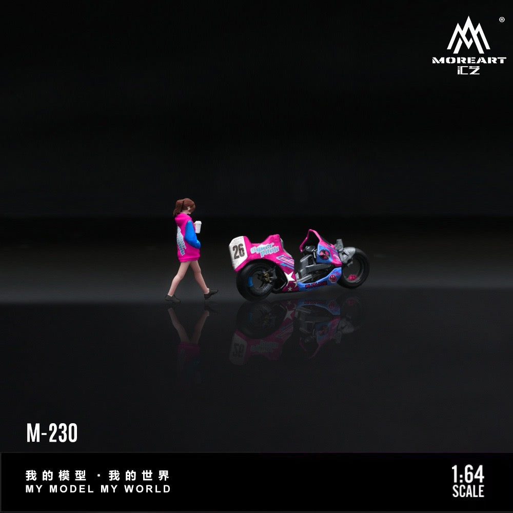 MoreArt - Pre-Order - Cyberpunk 26th Century Future Motorcycle Girl Set - MO222230