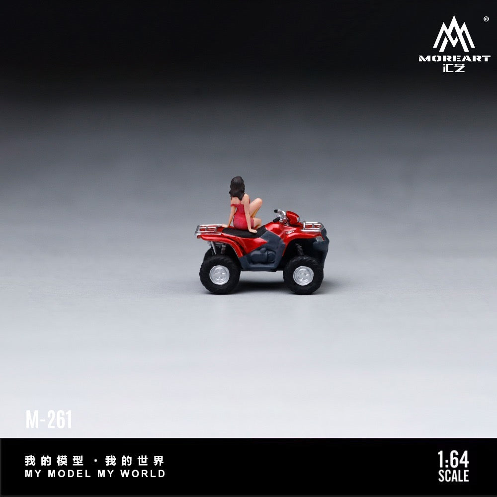 MoreArt - Pre-Order - Scarlet Beach ATV sexy Lady Figur Set - Resin - MO222261