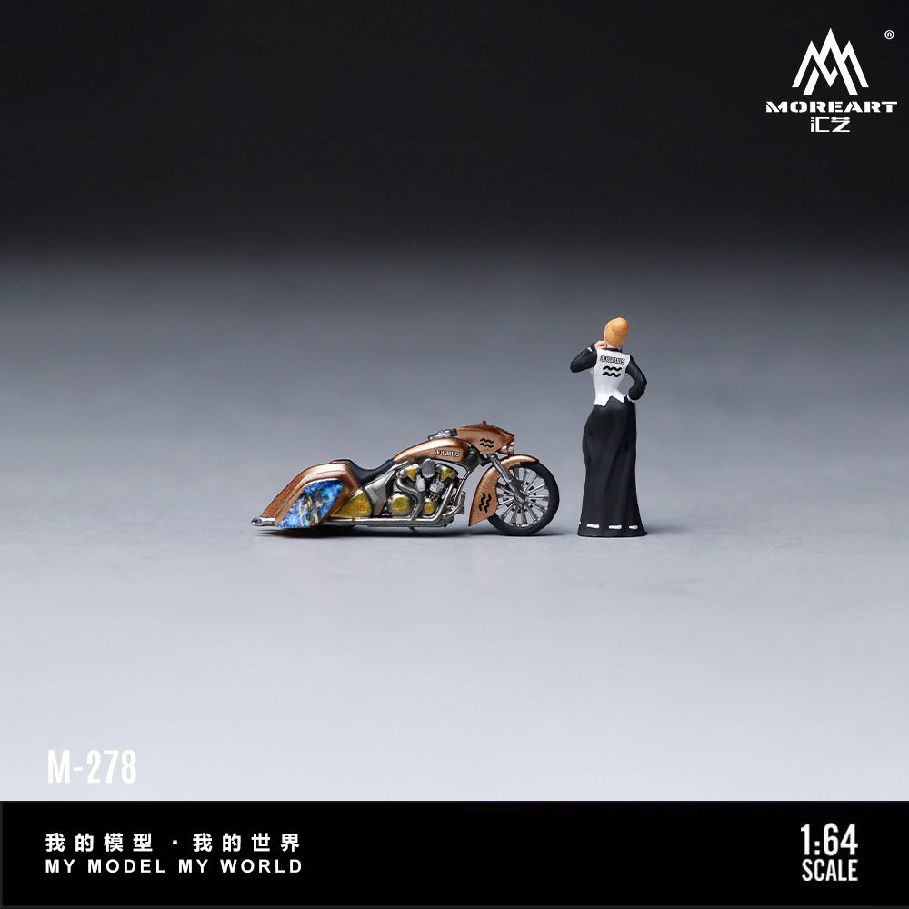 MoreArt - Pre-Order - Aquarius Decal Female Rider Figure Set - Resin - MO222278