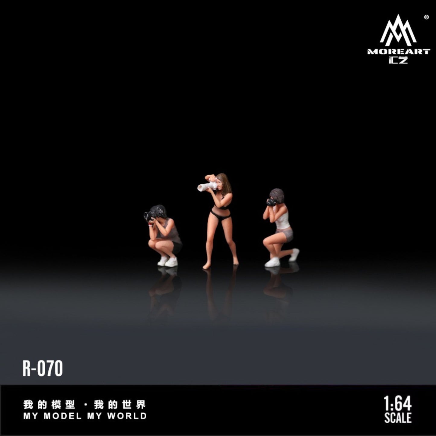MoreArt - Pre-Order - Photographer Girls Figure Set - Resin - MO223070