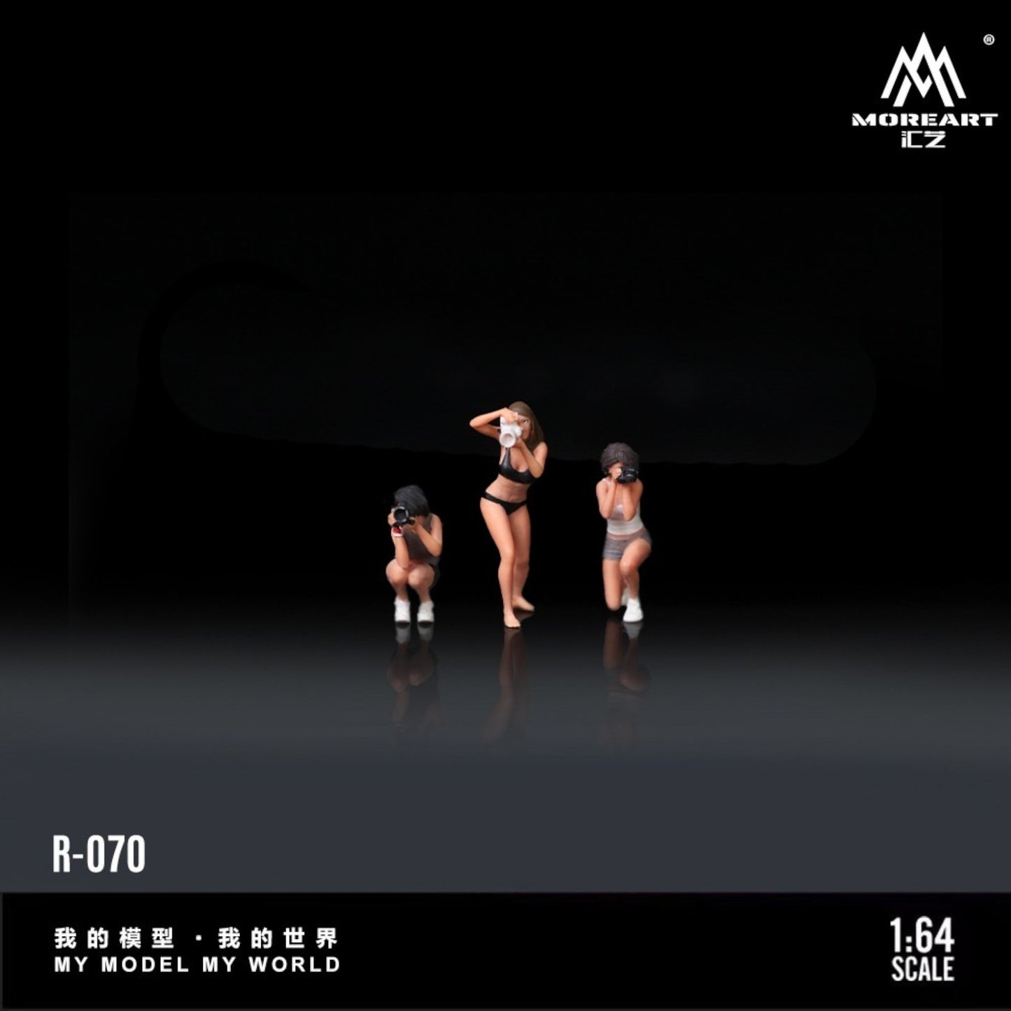MoreArt - Pre-Order - Photographer Girls Figure Set - Resin - MO223070