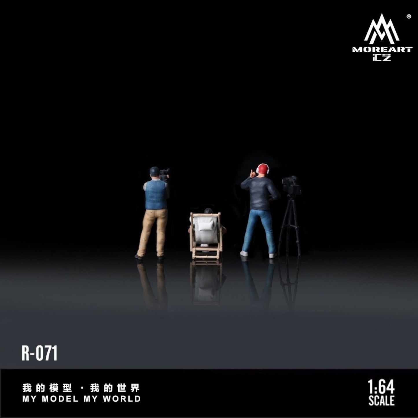 Pre-Order bis 16.10.2025 - MoreArt - Photography Team Figure Set Resin - MO223071