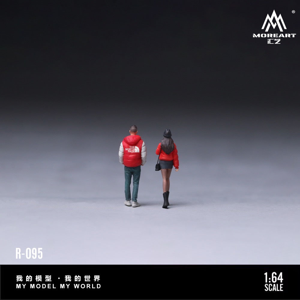 MoreArt - Pre-Order - Winter Walk Couple Doll Set - Resin - MO223095