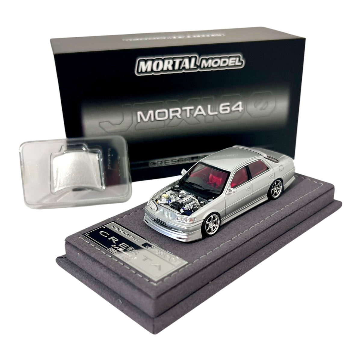 Mortal Diecast - Toyota Cresta 2.5 Roulant G, Silver - MO64-CRES-SIL