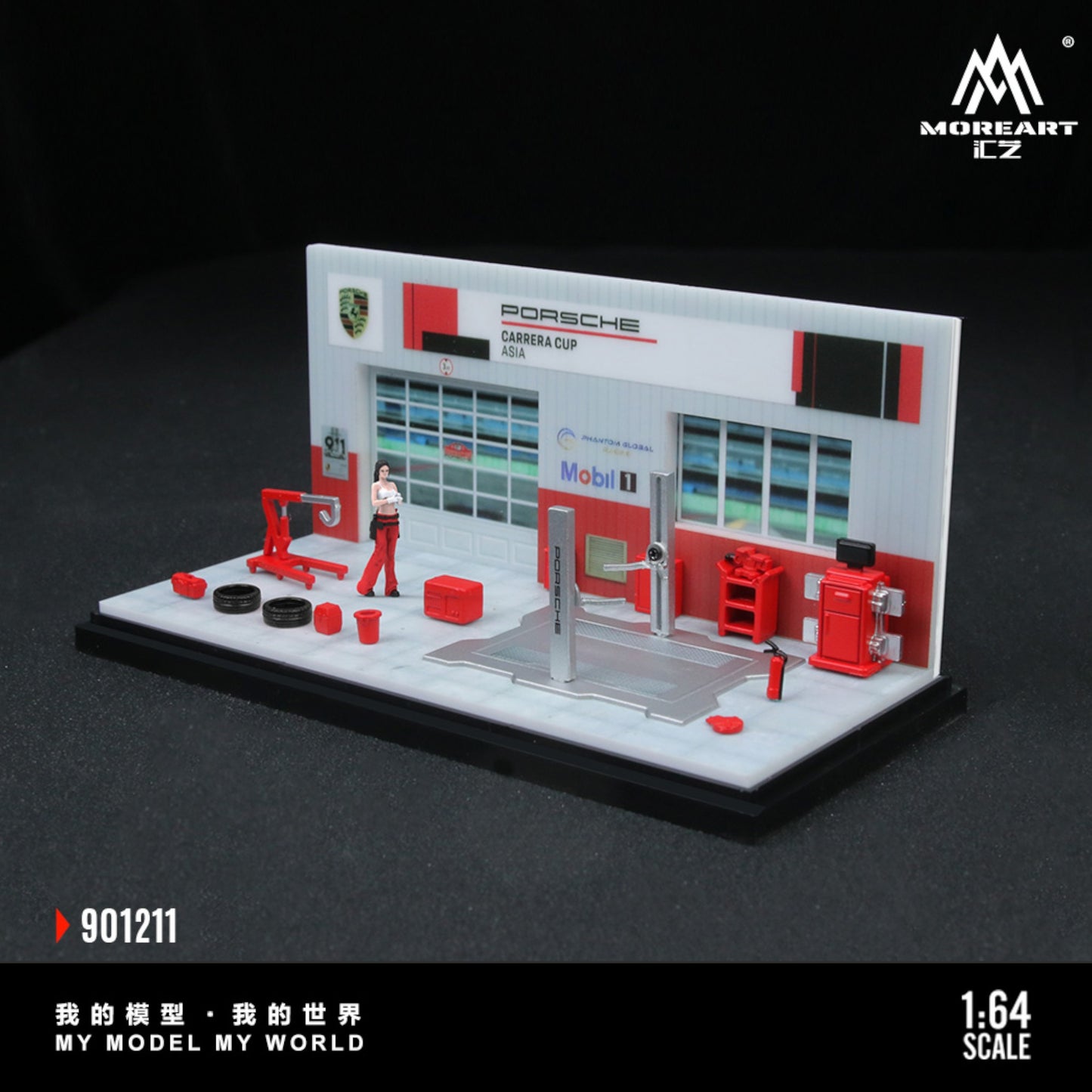 MoreArt - Pre-Order - Diorama Repair Shop mit Figur & Tools - MO901211