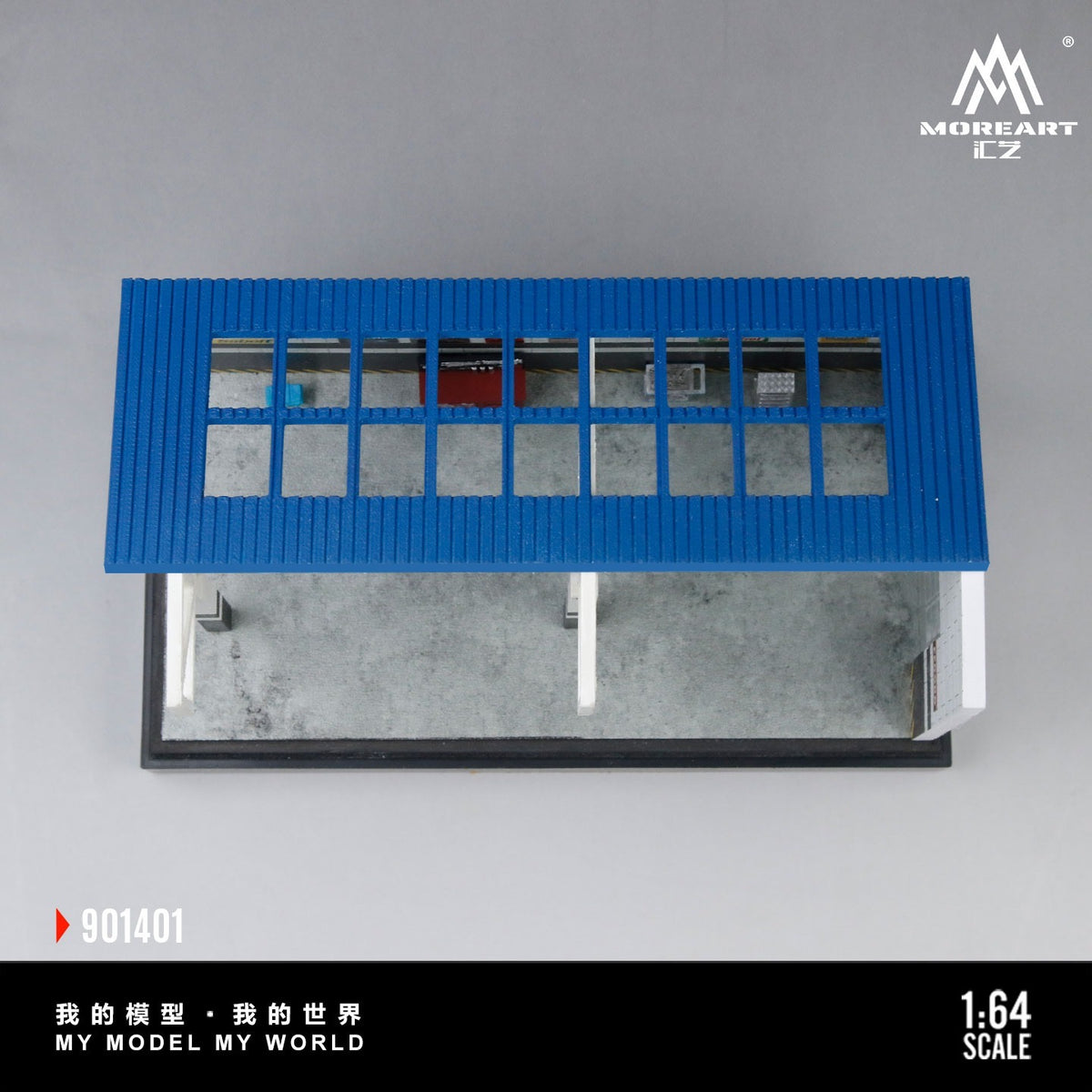 MoreArt - Pre-Order - DIY Repair Room Scene 01 Version Diorama mit Zubehör & Decals - MO901401