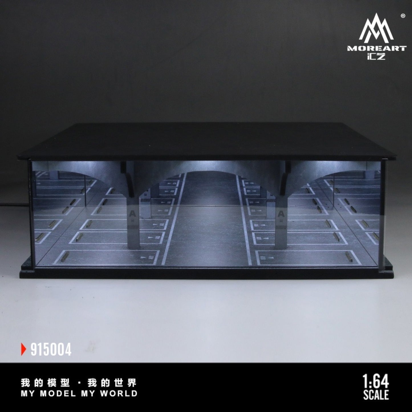 MoreArt - Pre-Order - Underground Parking Garage Diorama mit Beleuchtung - MO915004
