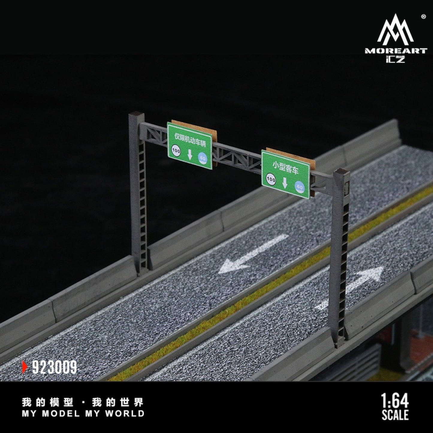 Pre-Order bis 26.08.2025 - MoreArt - Steel Frame Structure Series Parking Scene Diorama - MO923009