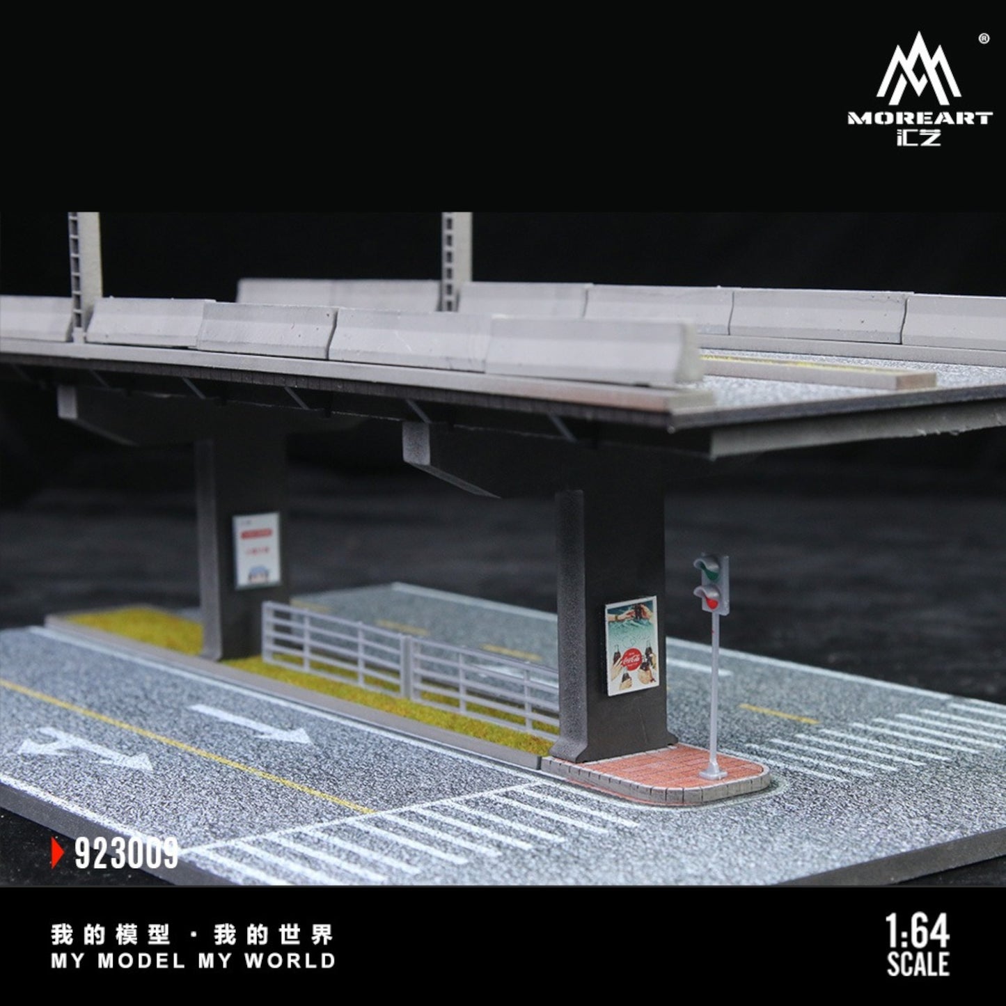 Pre-Order bis 26.08.2025 - MoreArt - Steel Frame Structure Series Parking Scene Diorama - MO923009