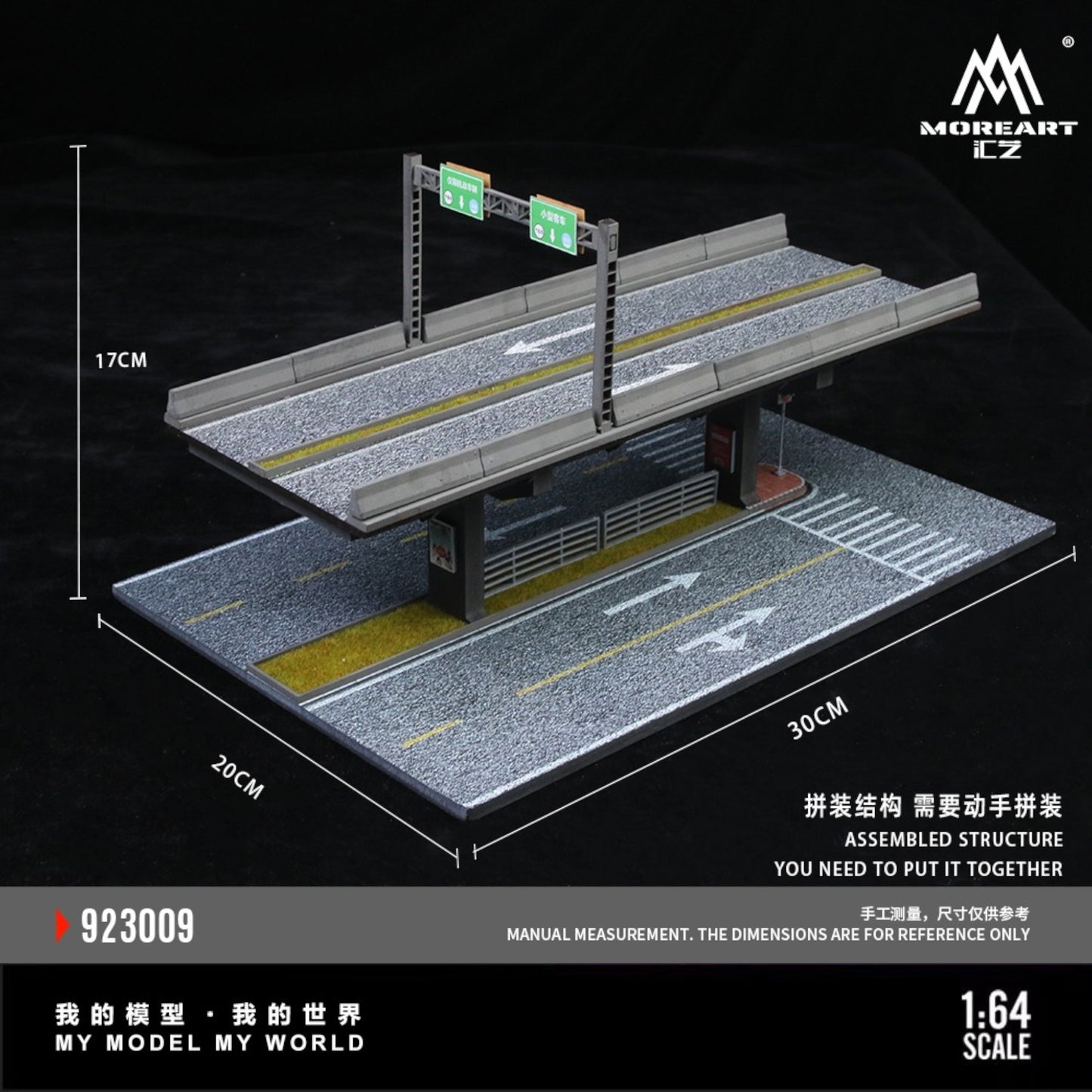 Pre-Order bis 26.08.2025 - MoreArt - Steel Frame Structure Series Parking Scene Diorama - MO923009